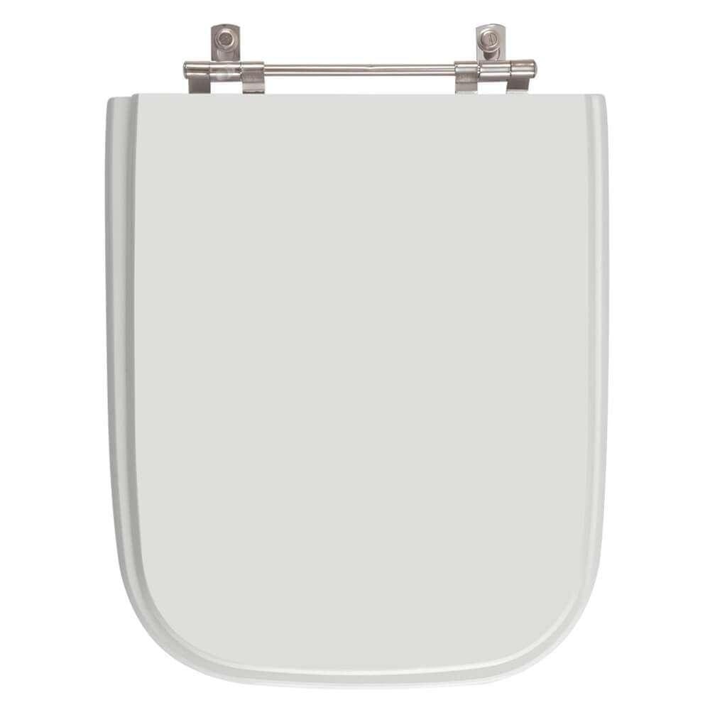 Tampa de Vaso Poliester Tivoli Cinza Claro para Louça Ideal Standard