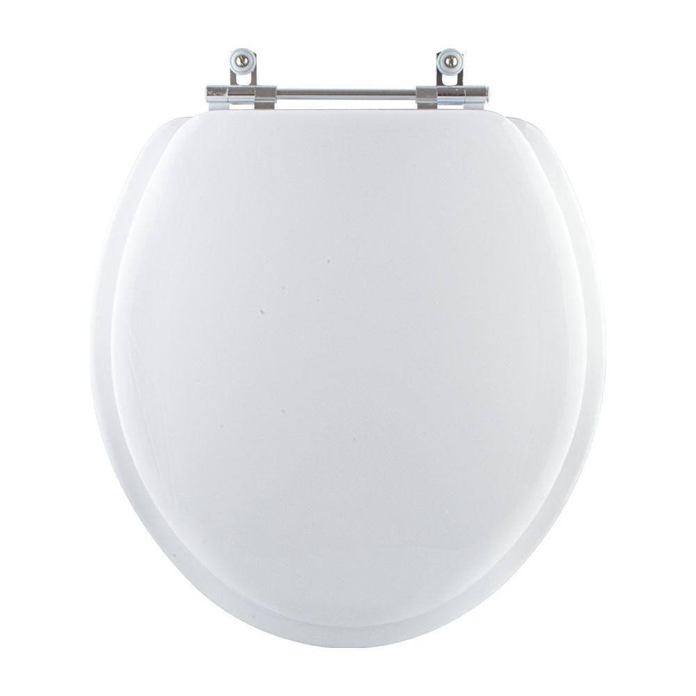 Tampa De Vaso Sanitario Almofadada Diamantina Branco Para Bacia Icasa