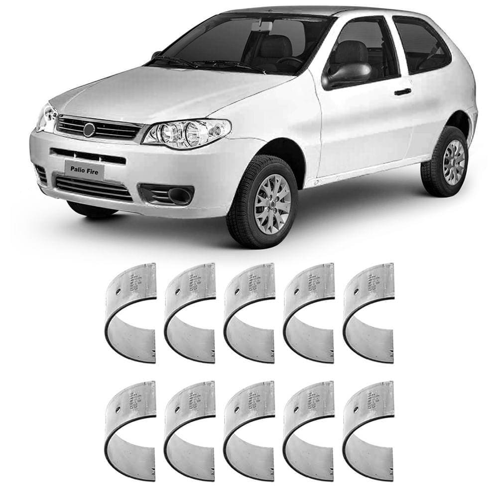 Bronzina Casquilho Mancal 0.25 Palio Strada Punto Metal Leve
