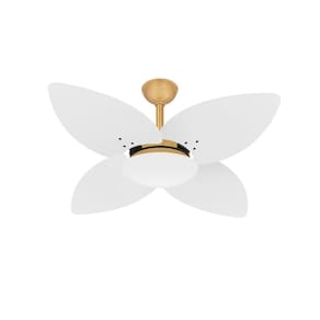Ventilador Teto Winds Dourado Potente Sala 4 Pás Ventax 110V