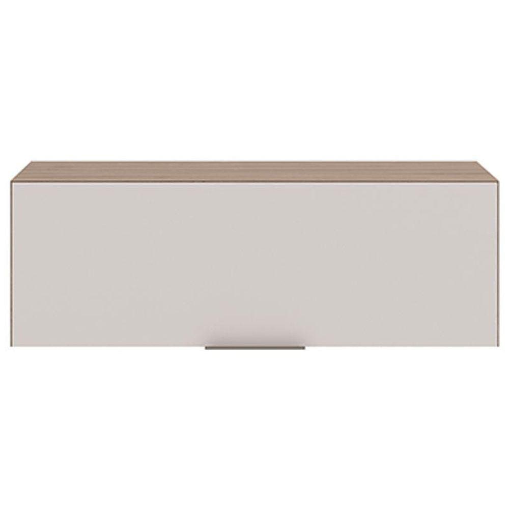 Armário Aéreo Geladeira Etna Carvalho OAK Off White - Poliman