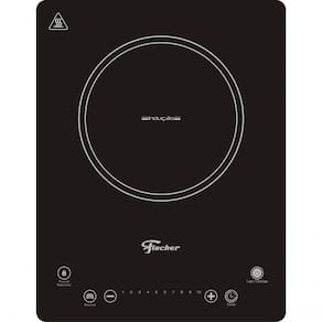 Fogão Cooktop Fischer 1 Boca por Indução Mesa Vitrocerâmica - 110V