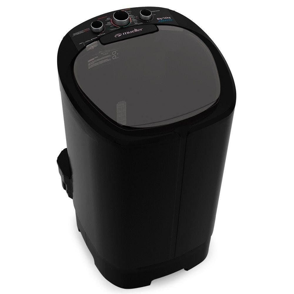 Lavadora Semiautomática Big Com Aquatec 16Kg Preta 110V