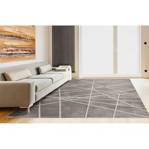 Tapete Sala Turco Istambul 03 2,00 X 2,50 Macio Cinza