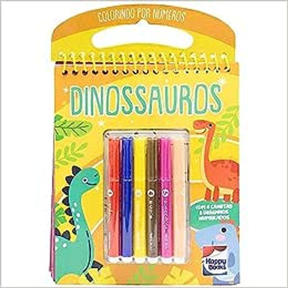 Colorindo Por Números - Dinossauros