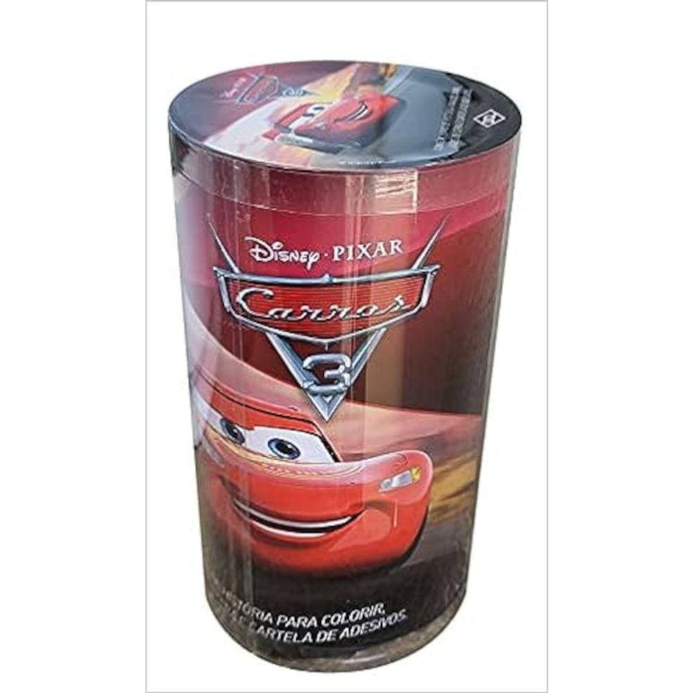 Disney - Mini Tubo Histórias Para Colorir - Carros