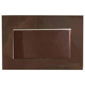 Interruptor Intermediário Embutir Painel Móvel Mdf Madeira Marrom Sleek Margirius