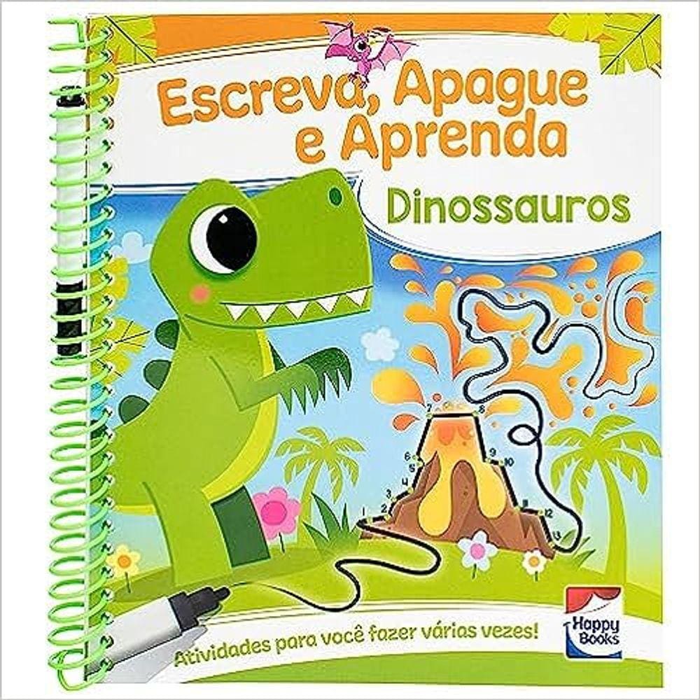 Escreva, Apague E Aprenda - Dinossauros