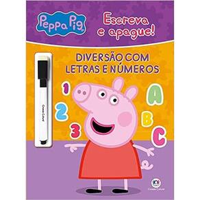 Escreva E Apague - Peppa Pig - Diversão Com Letras E Números