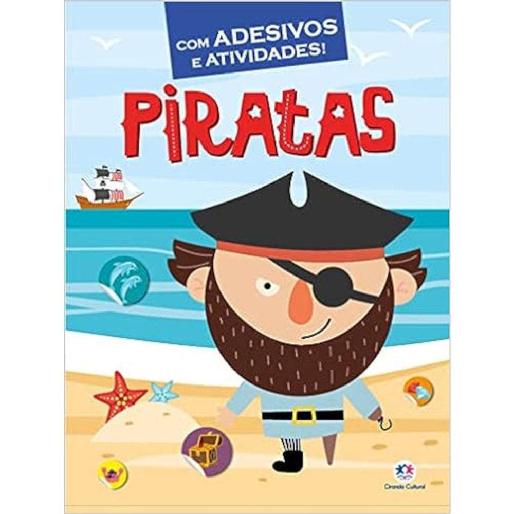 Piratas - Com Adesivos E Atividades