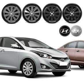 Jogo calota Hyundai HB20 Hatch Sedan 2014 a 2019 Aro 14