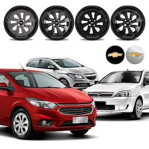 Jogo calota Chevrolet Corsa Hatch Onix Prisma Aro 14
