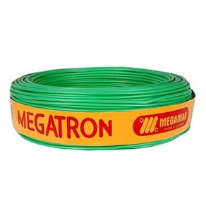 Cabo Flexivel 750V 1,0mm Verde Rolo 100 Metros Megatron