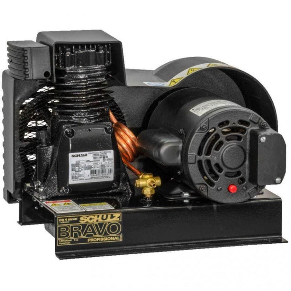 Compressor Schulz Csi 4 Bravo Ar Direto 140 Libras 1 Cv 110v Monofásico