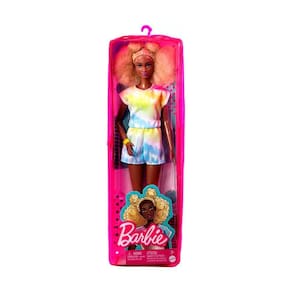Boneca Barbie Fashionista 180 Negra Afro Loiro Hbv14 Mattel
