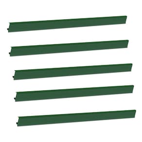 Porta Etiqueta Bandeja Gondola Lx 92 Cm Verde Kit Com 15