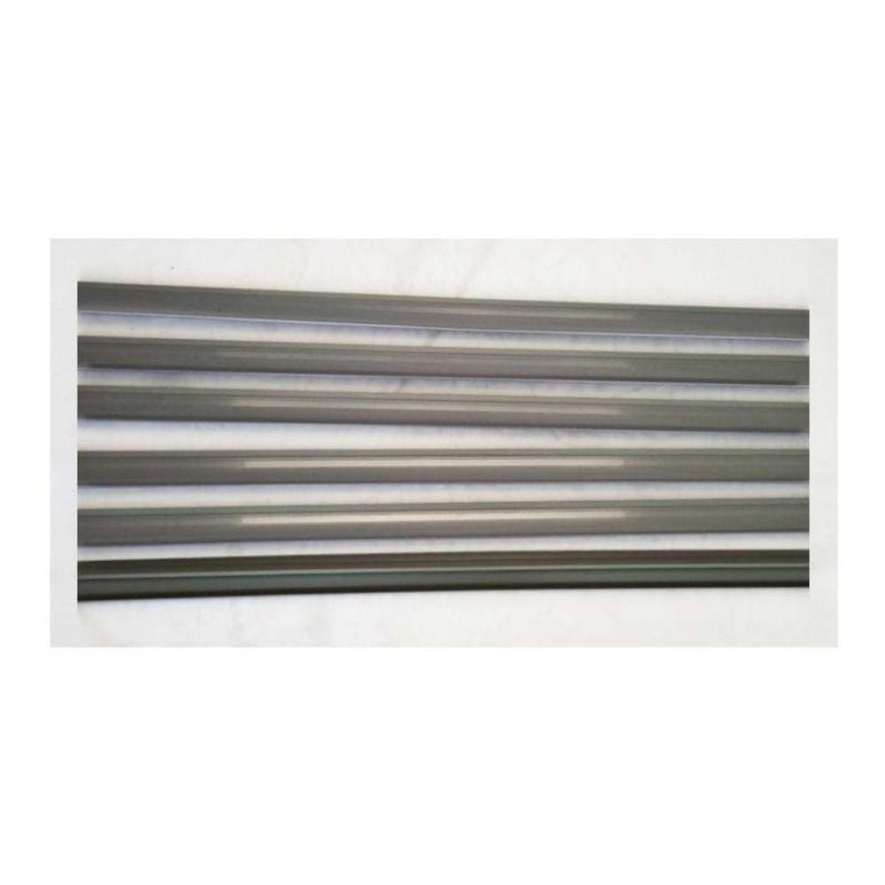 Porta Etiqueta Bandeja Gondola Lx 92 Cm Cinza Kit Com 30