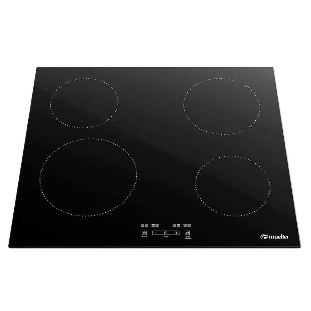 Cooktop De Indução 4 Bocas Com Turbo Mci014Bg1 Painel Touch 220V Mueller Preto Preto 220V