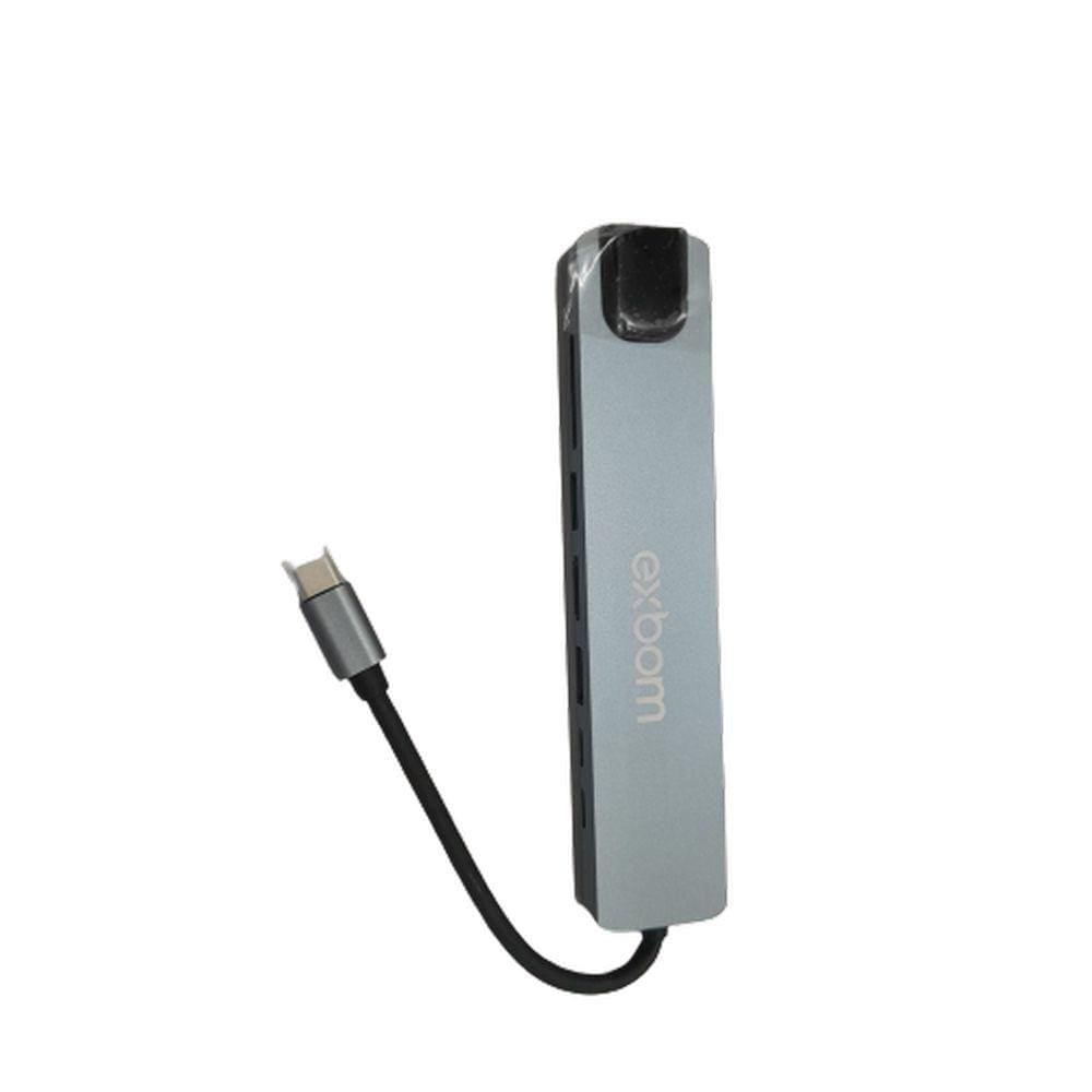 Dock Station USB HUB EXT Tipo-C UDC-PHNR1008A 3927 - Exbom