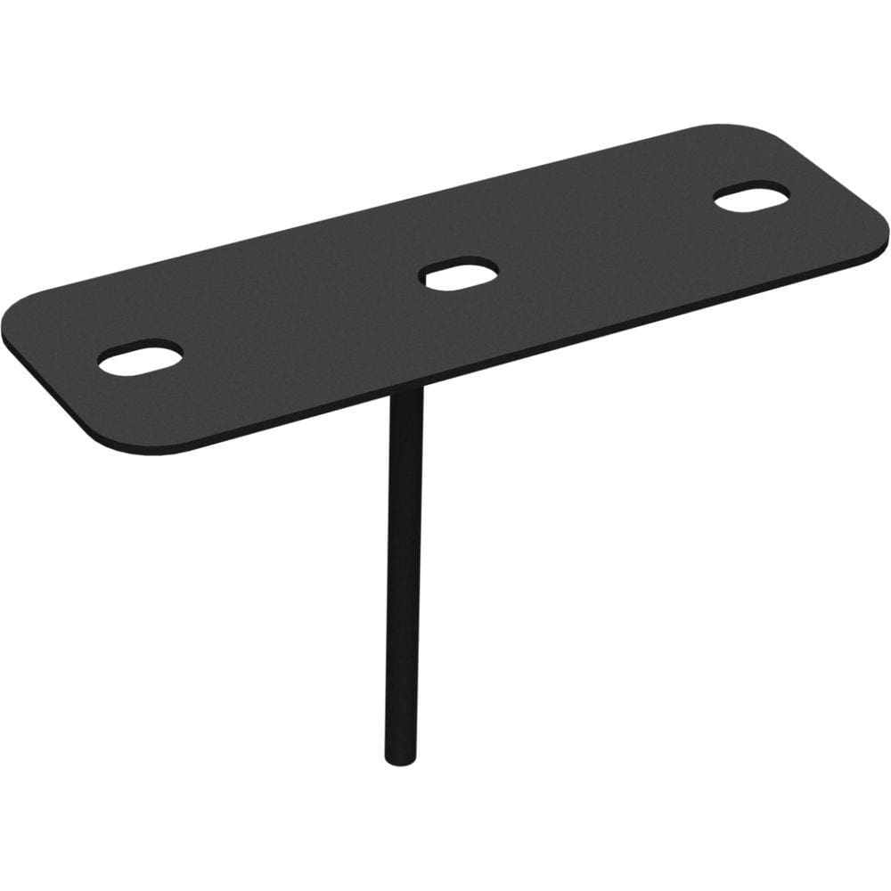 SUPORTE REFLETOR CHÃO ESTACA GRAMADO 45mm Preto