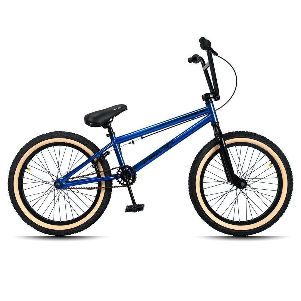 Bicicleta Aro 20 Bmx Catraca K7 Cog 9 Pçs Aço Hi-ten Gap P03 Azul - D`rossi