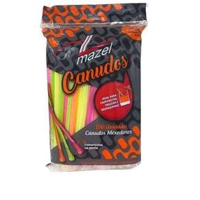 Kit 300Un Canudos Neon Para Festa Drinks Refrigerante Suco