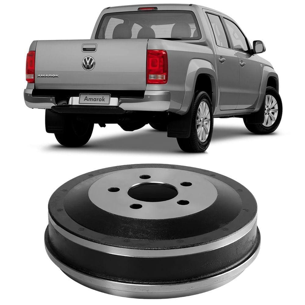 Tambor Freio Amarok 2.0 2011 A 2022 Traseiro Sem Cubo Fremax