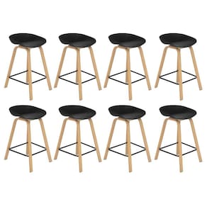 Kit 8 banquetas médias bancada cozinha Cassia BD 66 cm