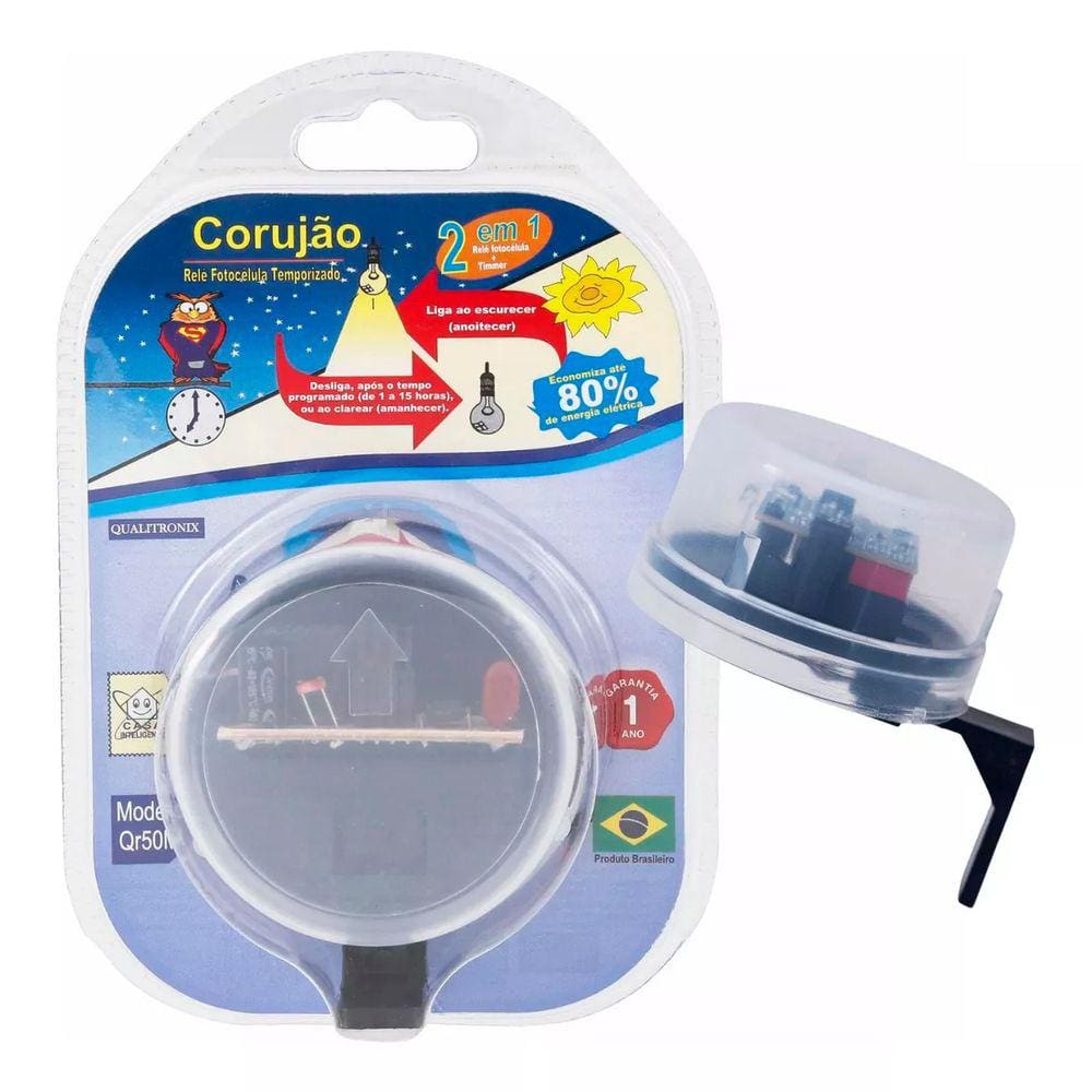 Sensor Fototimer com Suporte Bivolt