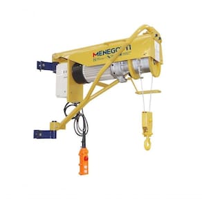 Guincho Coluna Regulável Mgc 400 30M Sem Balde Com Motor Monofásico 60Hz Menegotti
