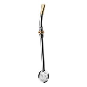 Bomba Cromada Com Botão Au 27 Cm Artesanal Promate