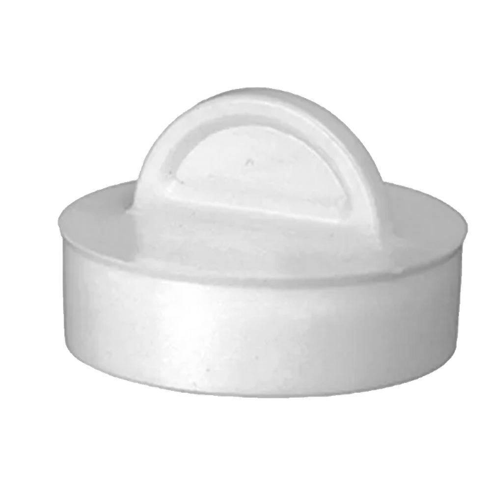 Tampa Plástica Branca Para Válvula De Tanque