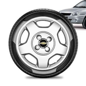 Calota Chevrolet Corsa aro 14 2004 06 06 07 prata Emb Pret