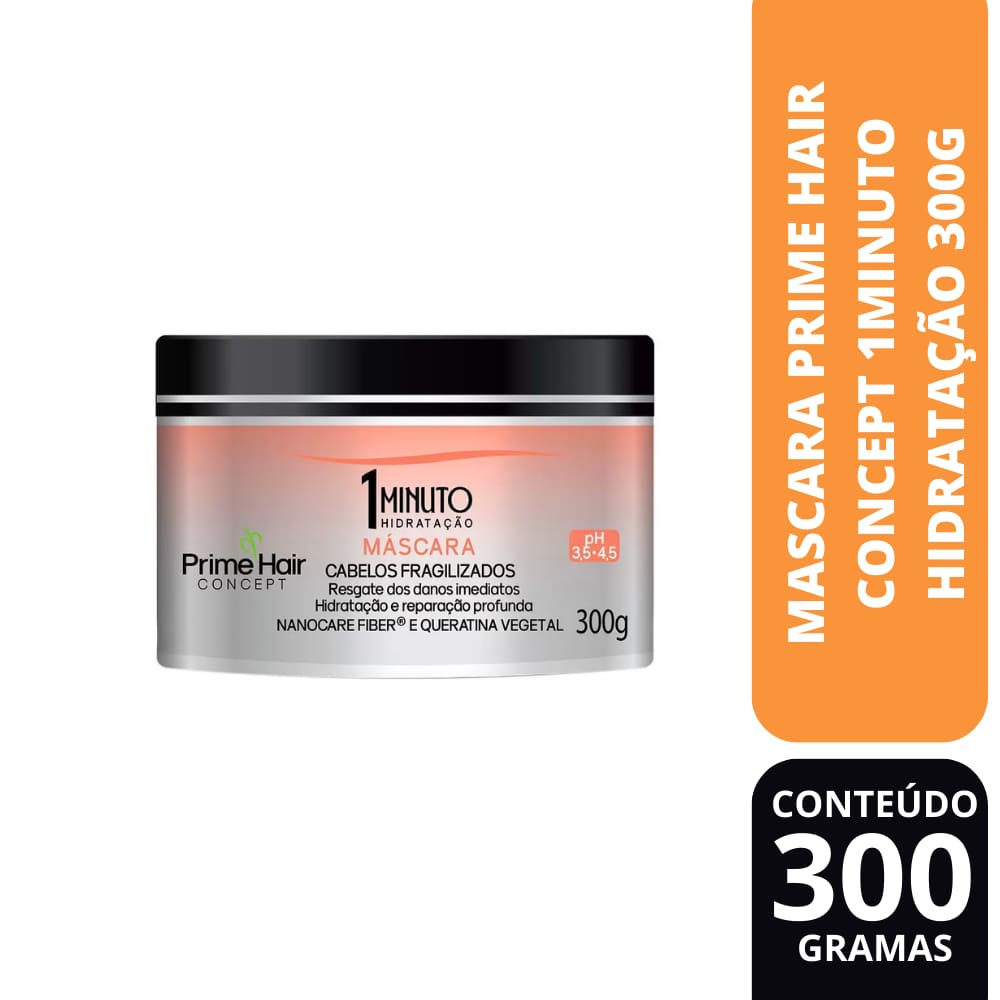 Mascara Prime Hair Concept 1Minuto Hidratação 300G