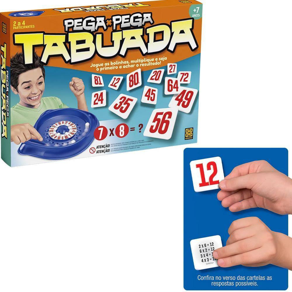 Comprar Jogo Tabuada Divertida Com 160 Peças Tóia