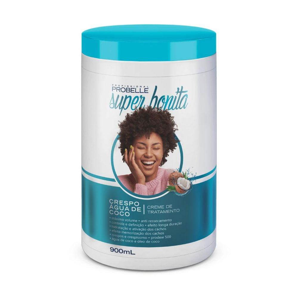Creme de Tratamento Probelle 900ml Agua De Coco