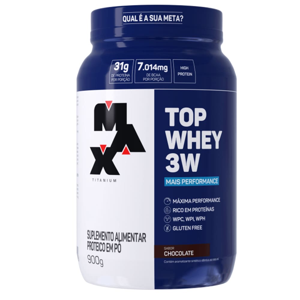Top Whey 3w +performance 900g Chocolate