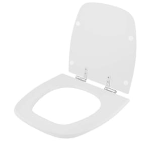 Tampa De Vaso Laqueado C/ Amortecedor Flex Branco 6Lpf