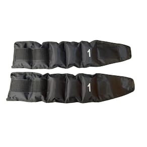 Par Tornozeleira BF FITNESS de 1Kg com Fita Auto Colante Academia