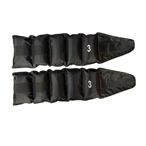 Par de Caneleira 3Kg Cada Bf Fitness Tornozeleira Musculação
