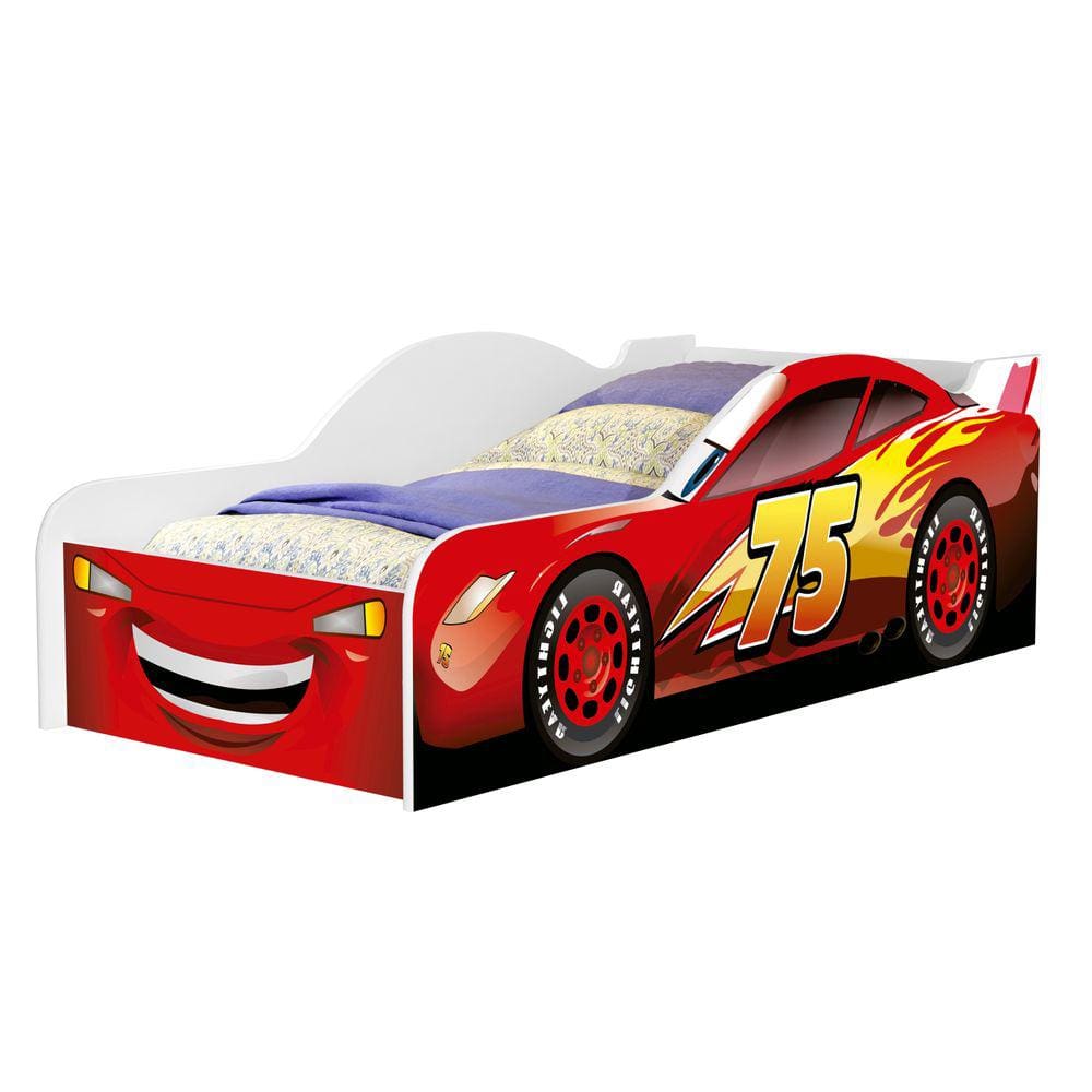 Mini Cama Juvenil De Carro  Vermelho