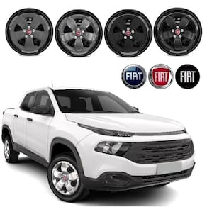 Jogo calota Fiat Toro 2017 2018 2019 2020 Aro 16