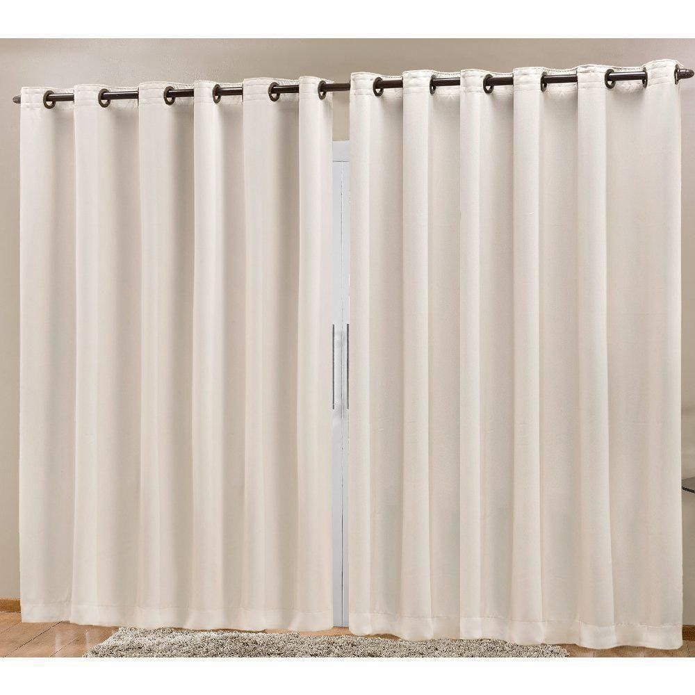 Cortina Blackout Prime 3,00X2,70 Corta Luz Sala Quarto Bege