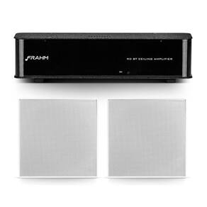 Kit RD BT Ceiling + 2 Arandelas 6Cx 50w Quadradas Frahm