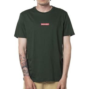 Camiseta DC Shoes Tape DC Shoeco SM24 Masculina Verde Escuro