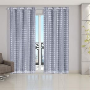 Cortina Blackout Voil 2,80X2,30 Blecaute Porta Balcão Branco