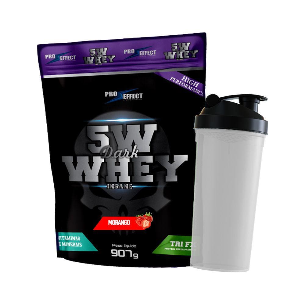 Kit 2 Whey Protein Refil 4kg Isolado 5w Dark Insane Casas Bahia