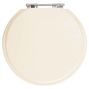 Assento Sanitario Poliester Futura Marfim (Bege Claro) para vaso Hervy