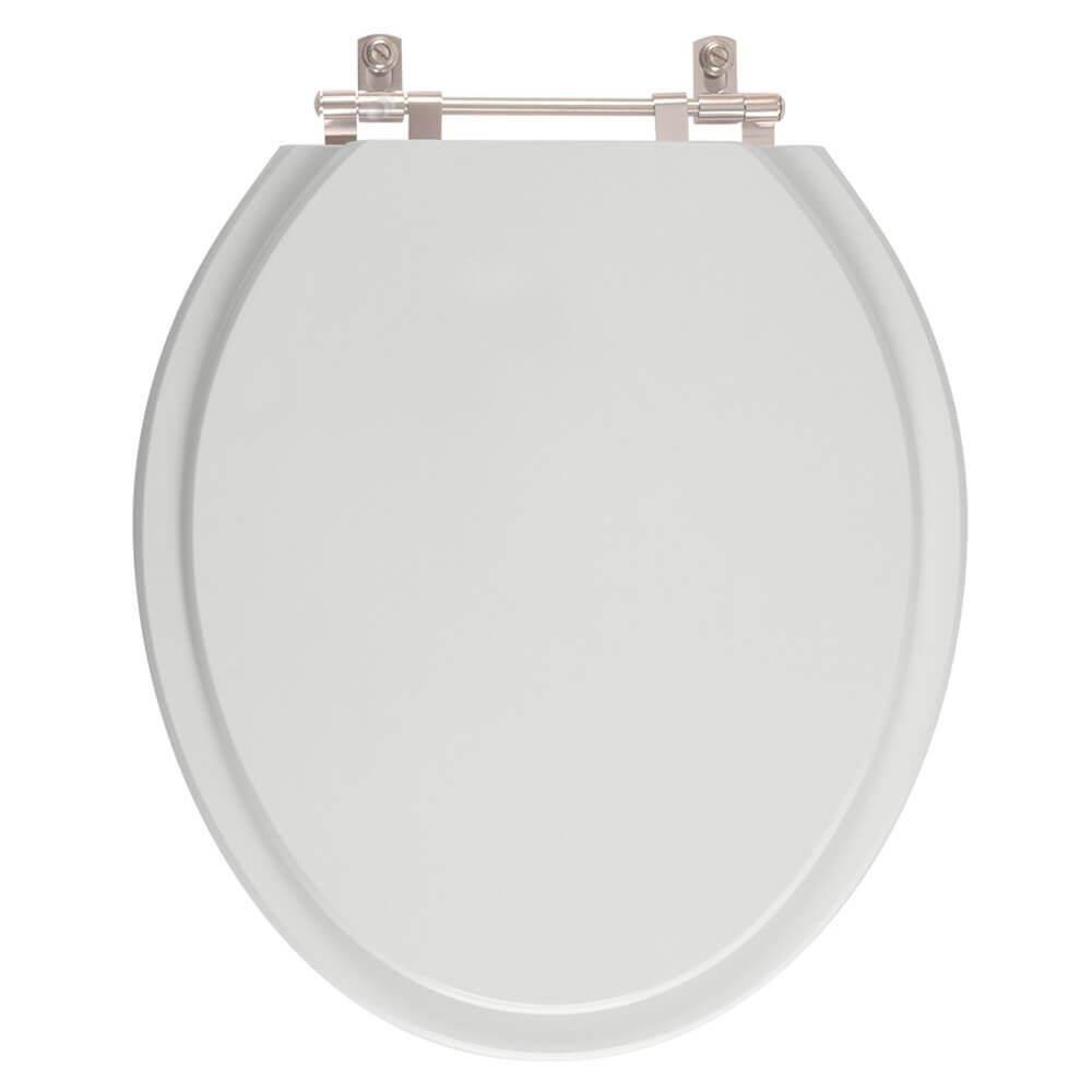 Assento Sanitario Lirio Cinza Prata para Vaso Celite