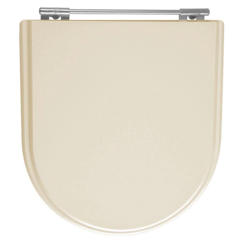 Assento Sanitário Poliester Calypso Bone (Bege) para vaso Incepa